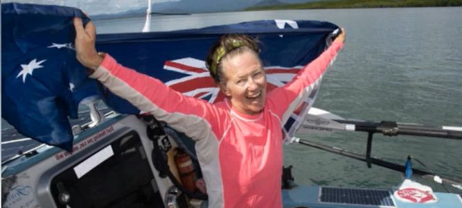 Australian Michelle Lee the First Woman to Row the Pacific Ocean