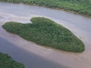 Island in Vaza-Barris River in Brazil heart-shaped-island6