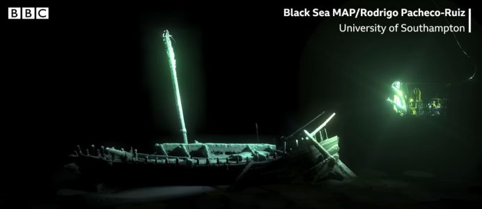 Secrets Lurking Beneath the Black Sea -- Pristine Ancient Shipwrecks ...